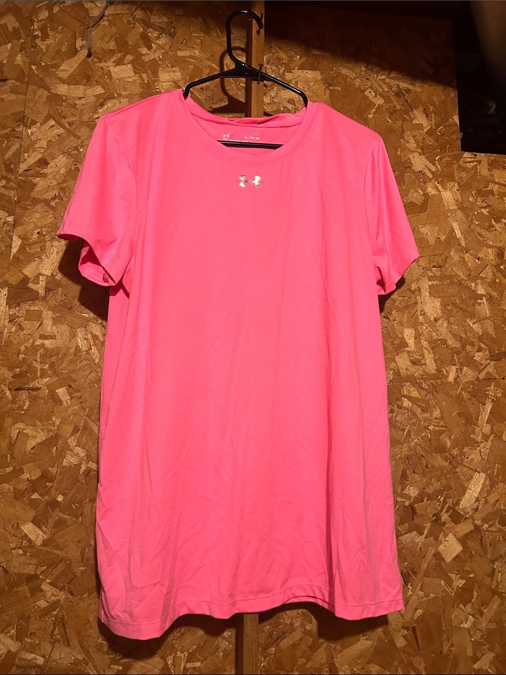 Under Armour Men's Hot Pink Short-Sleeve Tech Tee